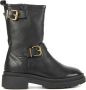 LINA LOCCHI Biker Boots Dames L1316 Maat: 42 Materiaal: Leer Kleur: Zwart - Thumbnail 2