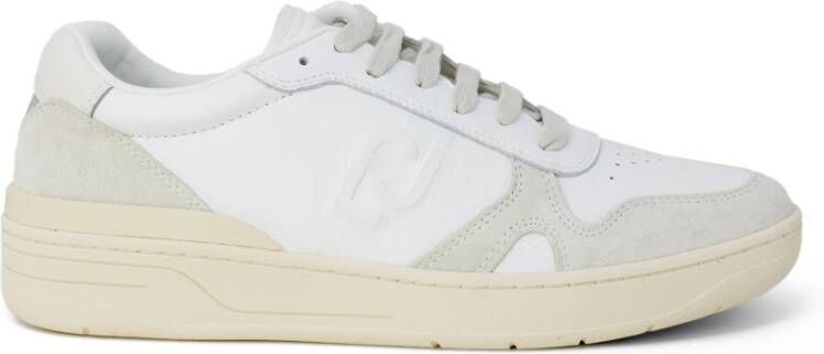 Liu Jo Beige Leren Sneakers met Suède Inzetstukken Beige Heren