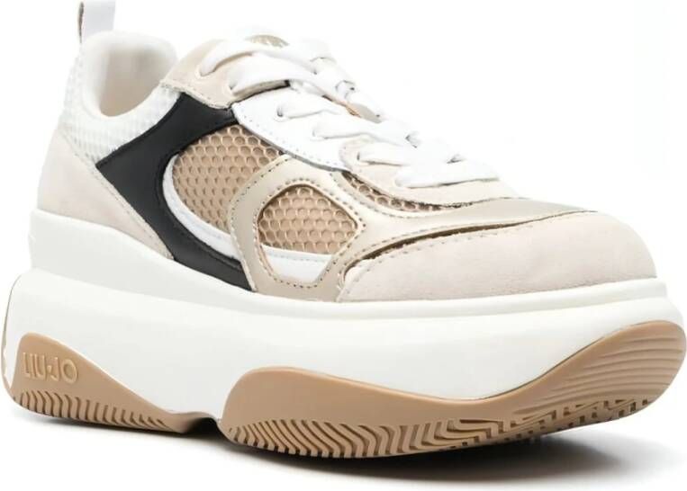 Liu Jo Beige Sneaker Schoenen Noos Beige Dames