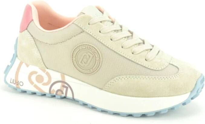 Liu Jo Beige L. Blue Roos Runner Sneakers Beige Dames