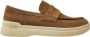 Liu Jo Bruin Leren Loafer Schoenen Brown Heren - Thumbnail 1