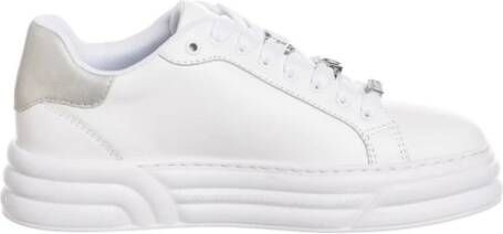 Liu Jo Stijlvolle sneakers met unieke stoffen details White Dames