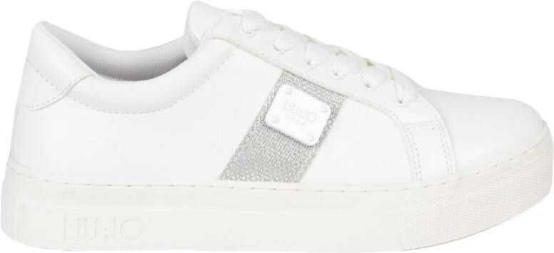 Liu Jo Comfortabele Veterschoenen White Dames