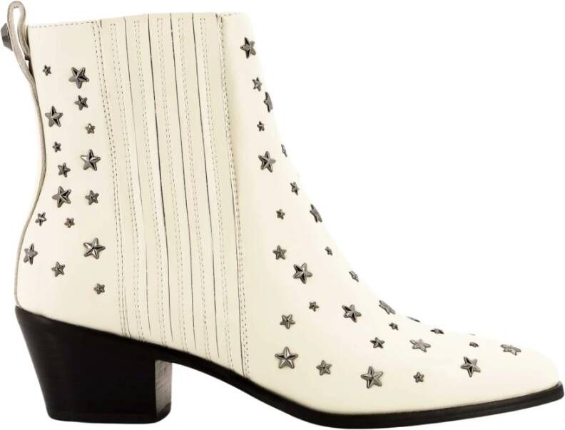 Liu Jo Stijlvolle Slip-On Cowboy Laarzen White Dames