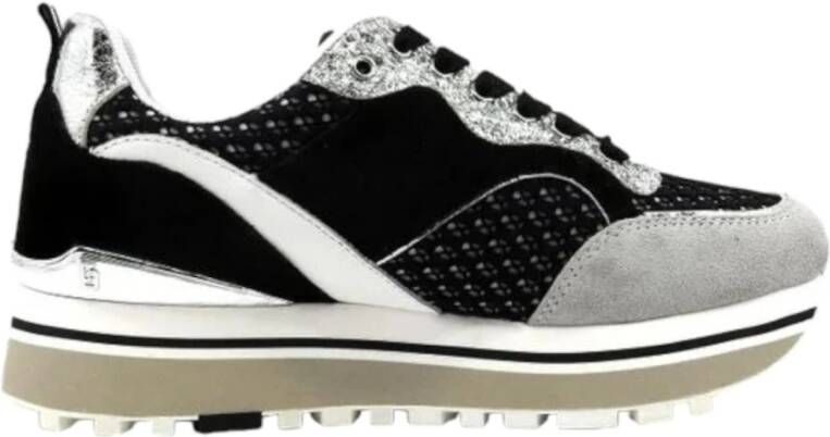 Liu Jo sneaker Maxi Wonder 73 Black Silver BA4059TX394