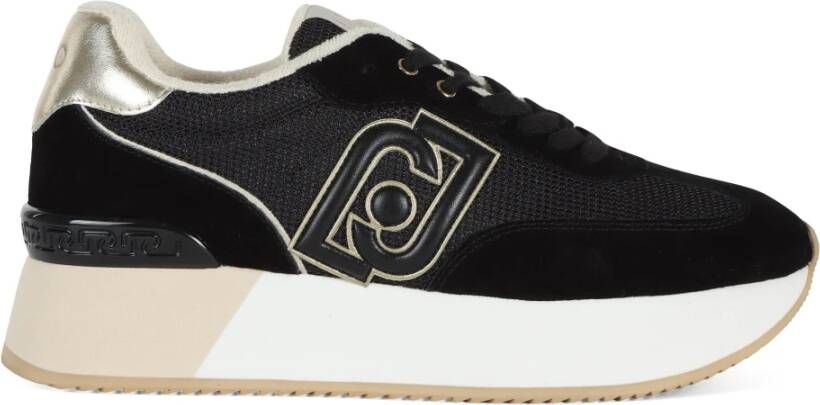 Liu Jo Dreamy 02 Platform Sneakers met Logo Patch Black Dames