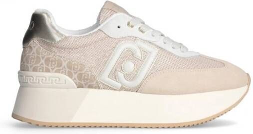 Liu Jo Dreamy 02 savana suède mesh sneakers Beige Dames