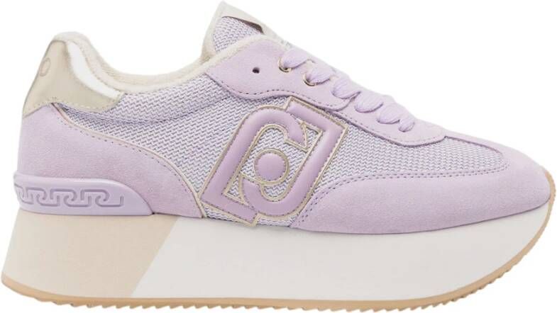 Liu Jo Dreamy 02 Suede Mesh Schoenen Pink Dames