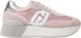 Liu Jo Roze Platte Sneakers met Strass Multicolor Dames - Thumbnail 5