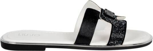 Liu Jo Elegante Instap Sandalen met Versieringen Black Dames