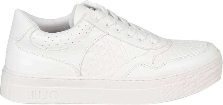 Liu Jo Originele Design Sneakers met Platte Veters White Dames