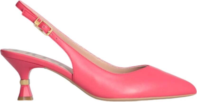 Liu Jo Fuchsia Sling Back Platte Schoenen Pink Dames