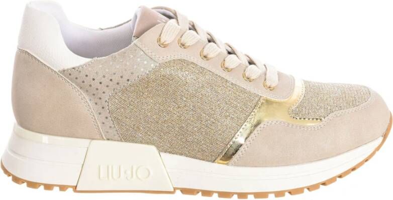 Liu Jo Glanzende Sneakers met Metalen Details Multicolor Dames