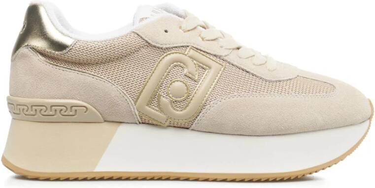 Liu Jo Gouden Sneakers voor Dames Beige Dames