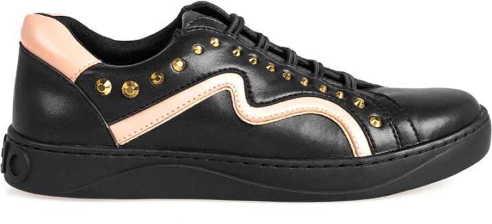 Liu Jo Gouden Studs Sneakers Zwart Dames