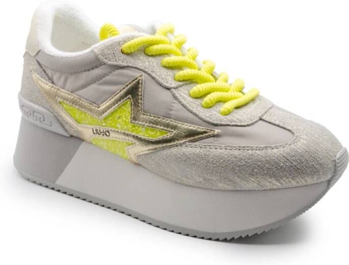 Liu Jo Grijze Suède Dreamy 03 Sneakers Gray Dames