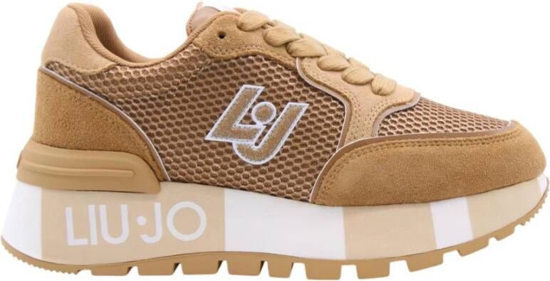 Liu Jo Hamming Sneaker voor een trendy look Brown Dames