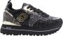 Liu Jo Dames Sneakers Maxi Wonder 01 Glitter Zwart - Thumbnail 38