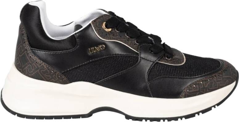 Liu Jo Klassieke Vetersneakers Black Dames