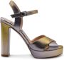 Liu Jo Kristine Hoge Hak Sandalen Yellow Dames - Thumbnail 1