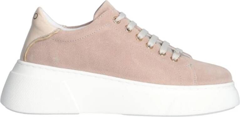 Liu Jo Lage Top Sneakers Pink Dames