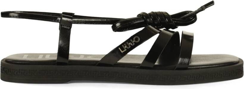 Liu Jo Laminaat Effect Sandalen Iman 03 Black Dames