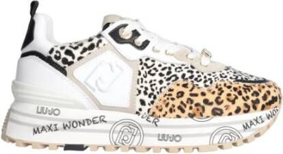 Liu Jo Leopard Pony Hair Sneakers Meerkleurig Dames