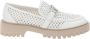 Liu Jo Leren Dames Loafers Slip-On Stijl White Dames - Thumbnail 1