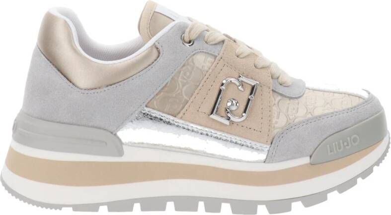 Liu Jo Leren en Stoffen Dames Sneakers Gray Dames