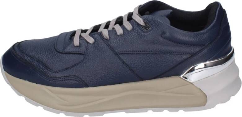 Liu Jo Leren Heren Sneakers Blue Heren