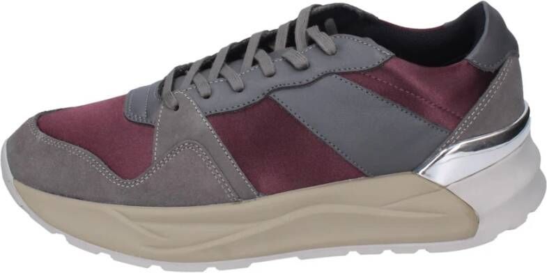 Liu Jo Leren Heren Sneakers Gray Heren