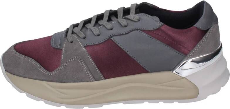 Liu Jo Leren Heren Sneakers Gray Heren