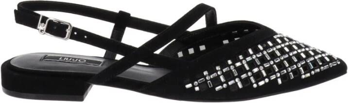 Liu Jo Leren Sandalen Comfort Stijl Elegant Vrouwen Black Dames