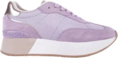 Liu Jo Lila Sport Sneakers Suède Mesh Purple Dames