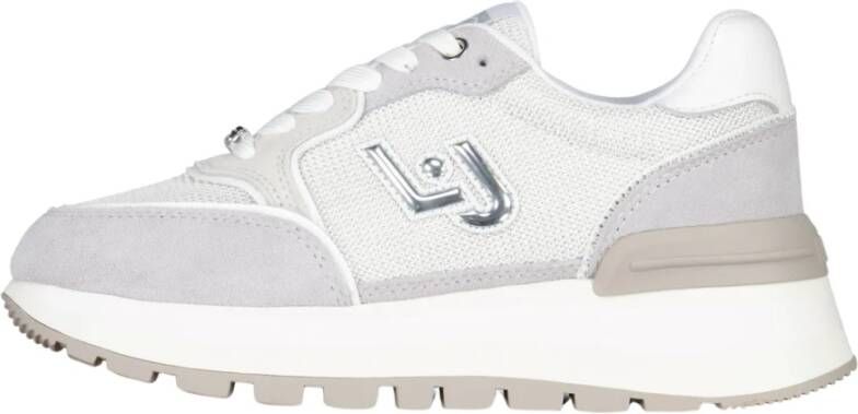 Liu Jo Zilveren Strass Logo Sneakers Multicolor Dames