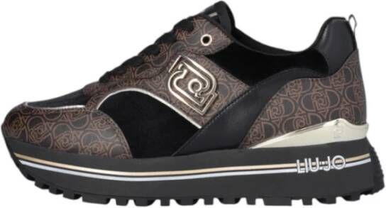 Liu Jo Maxi Wonder Lage Sneakers voor Dames Brown Dames