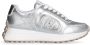 Liu Jo Metallic Platform Sneakers met Maxi Logo Gray Dames - Thumbnail 1