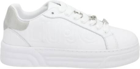 Liu Jo Modieuze Sneakers met Unieke Stofdetails Wit Dames