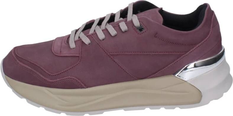 Liu Jo Nubuck Leren Heren Sneakers Purple Heren