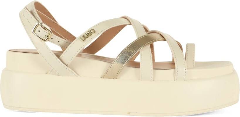 Liu Jo Platform Sandalen Sommer 05 Beige Dames