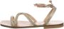 Liu Jo Platte Sandalen met Bandjes voor Dames Beige Dames - Thumbnail 1