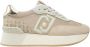 Liu Jo Dreamy 02 savana suède mesh sneakers Beige Dames - Thumbnail 2