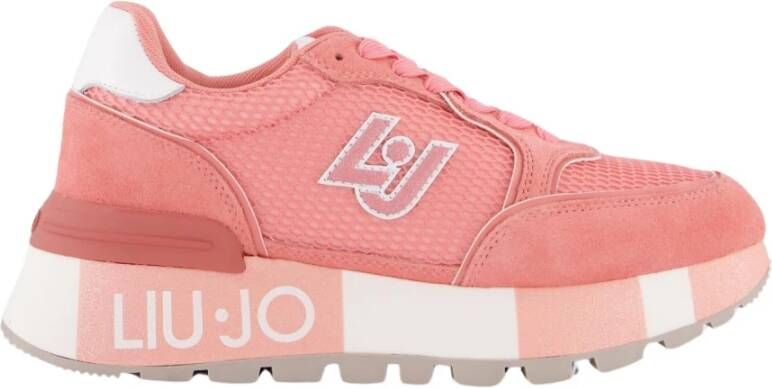 Liu Jo Prachtige Sneaker in Roze Pink Dames