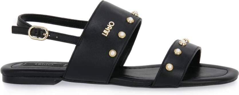 Liu Jo Rachele 01 Platte Sandalen Zwart Dames