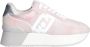 Liu Jo Roze Platte Sneakers met Strass Multicolor Dames - Thumbnail 1