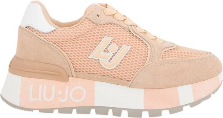 Liu Jo Powder Sneakers Trendy Casual Chic Pink Dames