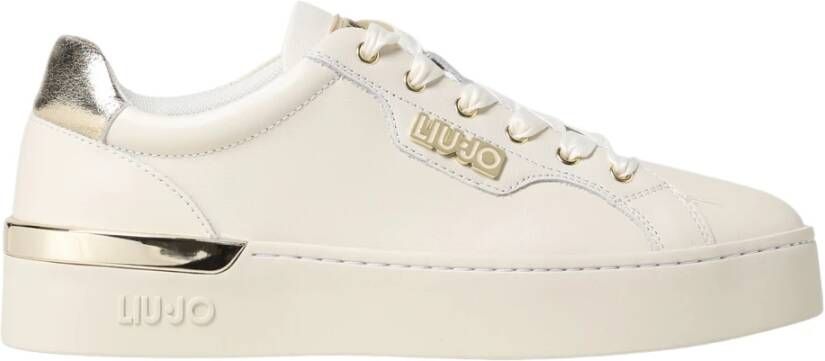 Liu Jo Silvia 70 Sneaker Calf Shell Wit Dames