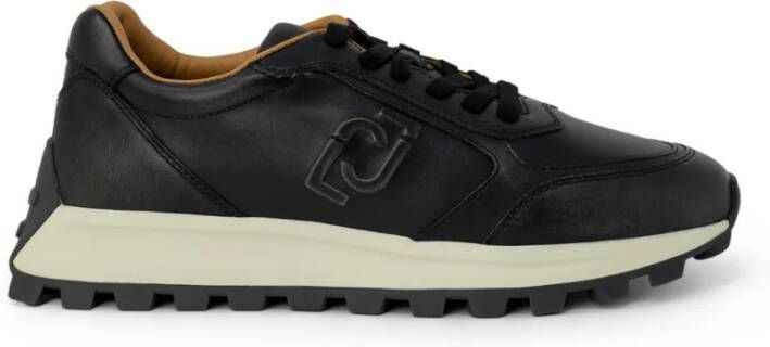 Liu Jo Heren Sneakers Herfst Winter Collectie 100% Leer Black Heren