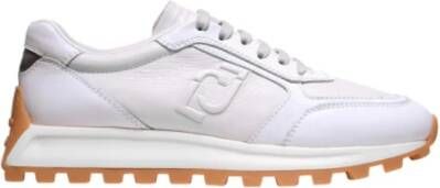 Liu Jo Geperforeerde Leren Sneakers White Heren