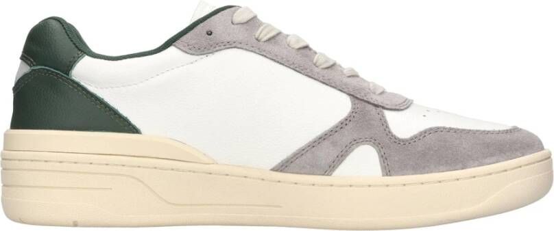 Liu Jo Witte Zilver Groene Sneakers voor Heren White Heren